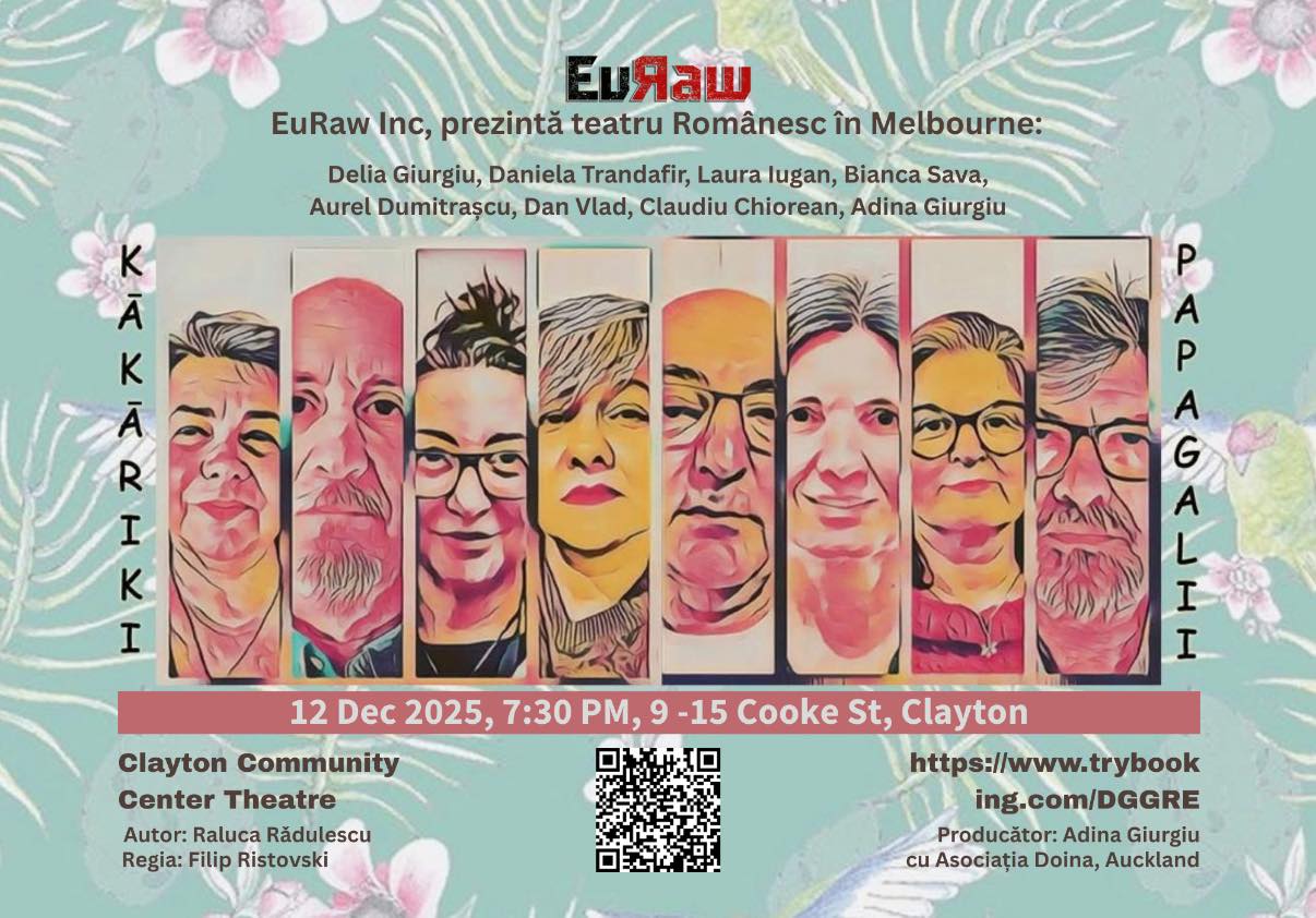 Papagalii / Kākāriki – A Night of Laughter, Heart, and Romanian Spirit in Melbourne